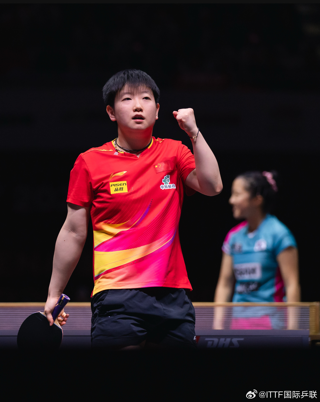 卫冕世乒赛女单冠军 孙颖莎：我和曼昱都是胜利